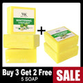 WK JALY Whitening Lemon Soap, Natural Glow, Fade Dark Spots, Moisturized, With Glutathione, Shea Butter Oil, For Face And Body